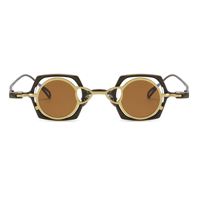 2-in-1 Magnetic Clip-On Pure Titanium Eyeglasses with Polarised Sun Clip