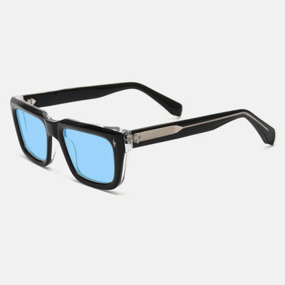 Vintage Thick Acetate Polarised Sunglasses | UV400 | Retro Square additional product view
