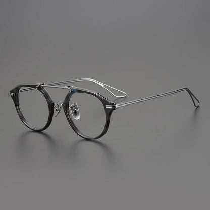 Titanium Acetate Pilot Prescription Eyeglasses | Affordable Rx Glasses Online – CINILY UK lens detail