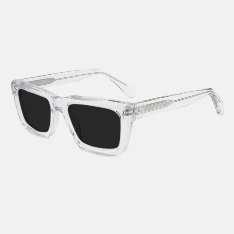 Vintage Polarised Acetate Sunglasses | UV400 | Thick Retro Frame