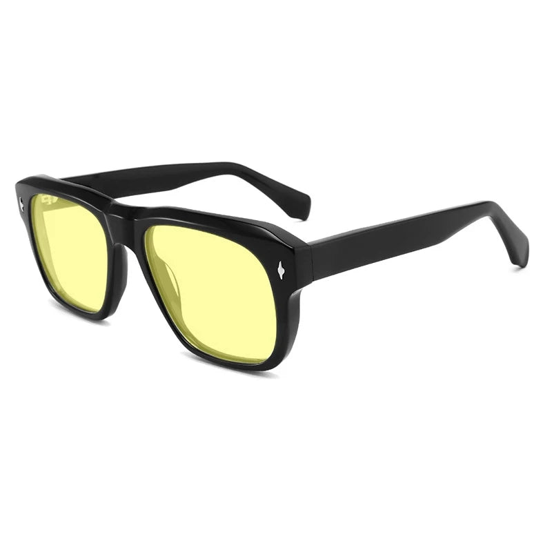 Vintage Polarised Acetate Sunglasses with UV400 Protection in a Larger Fit