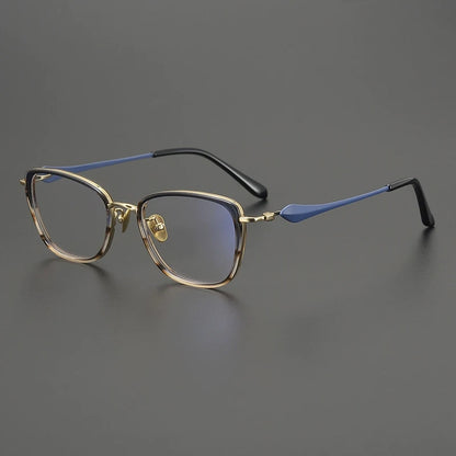Titanium Cat Eye Prescription Eyeglasses | Ultra-Light Optical Frame for Rx Lenses – CINILY UK