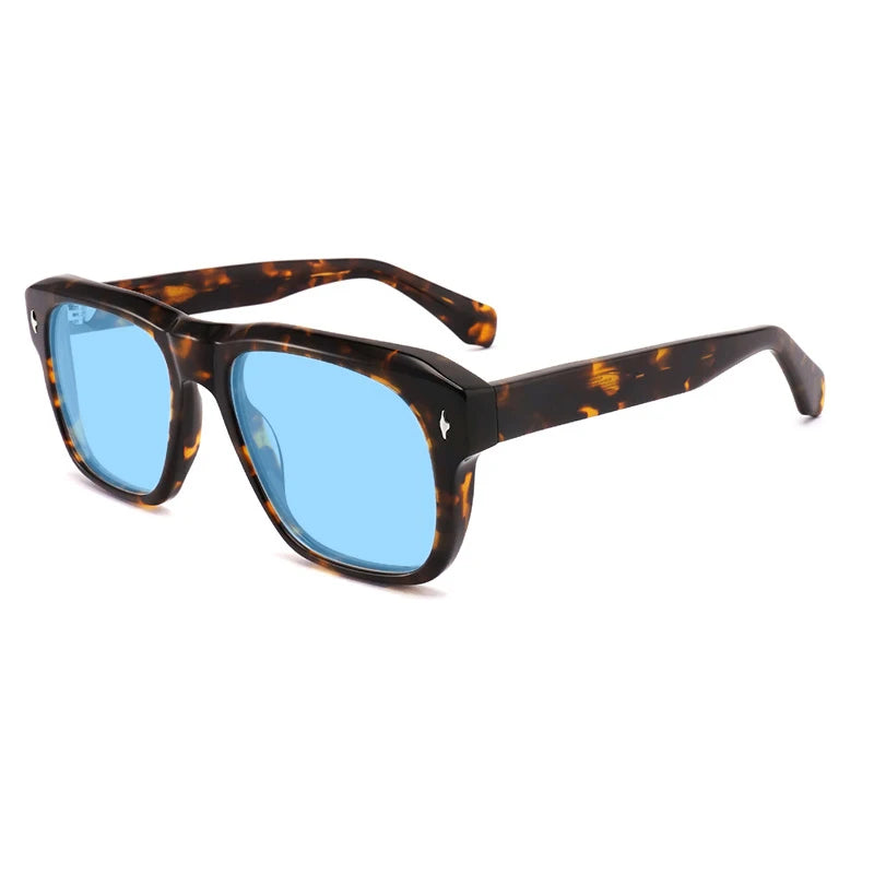 Vintage Polarised Acetate Sunglasses with UV400 Protection in a Larger Fit