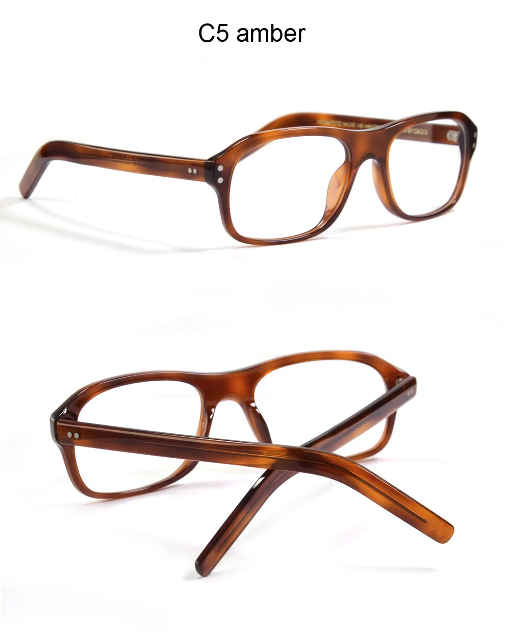 Retro Rectangle Acetate Eyeglasses – Kingsman-Inspired Style