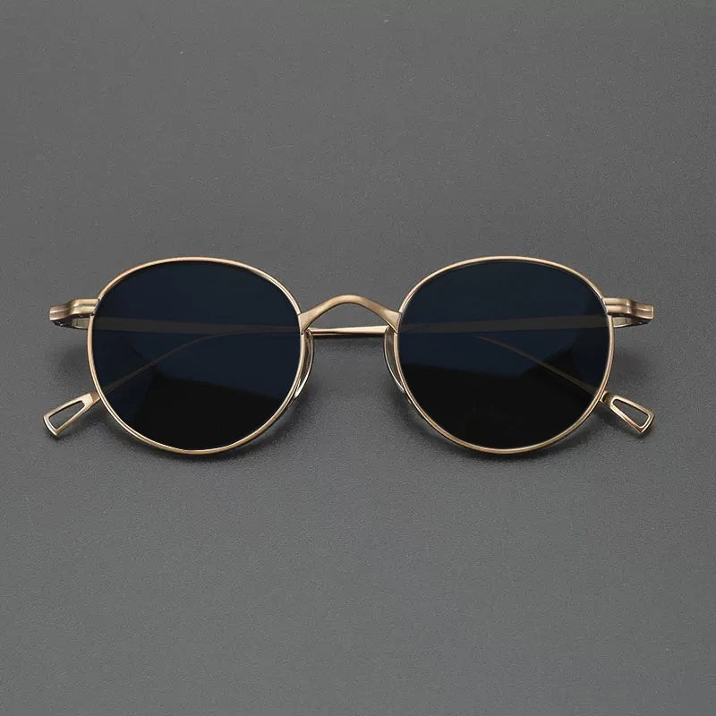 Ultra-Light Pure Titanium Polarised Sunglasses | Vintage Round