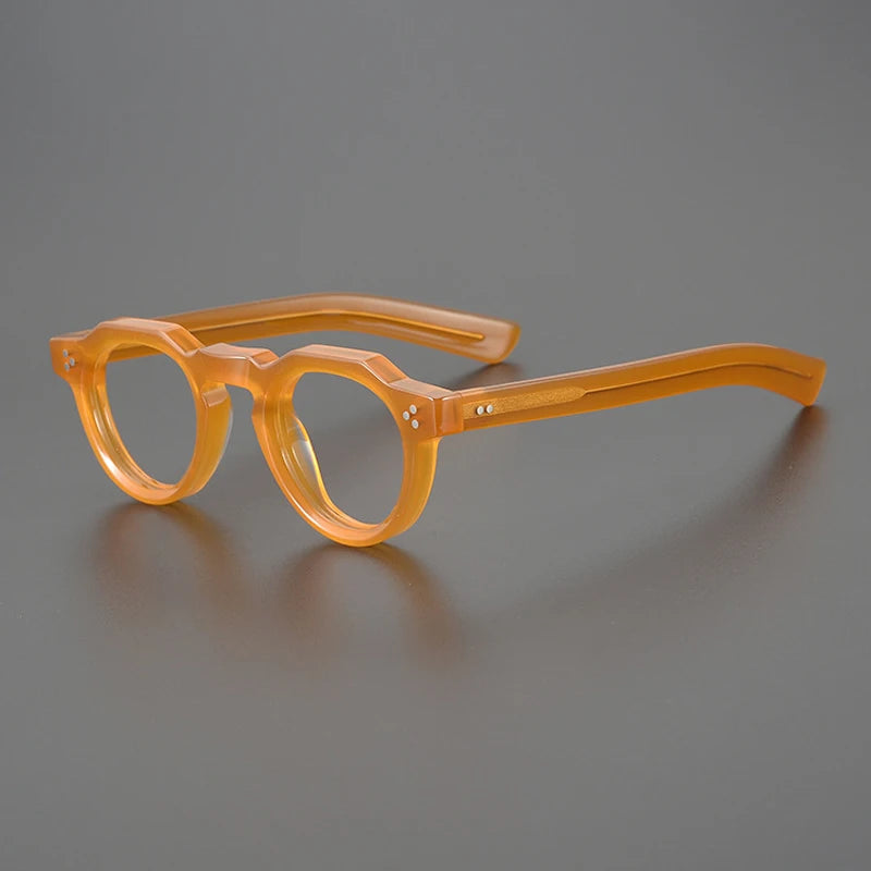 Vintage Small Round Acetate Glasses Frame