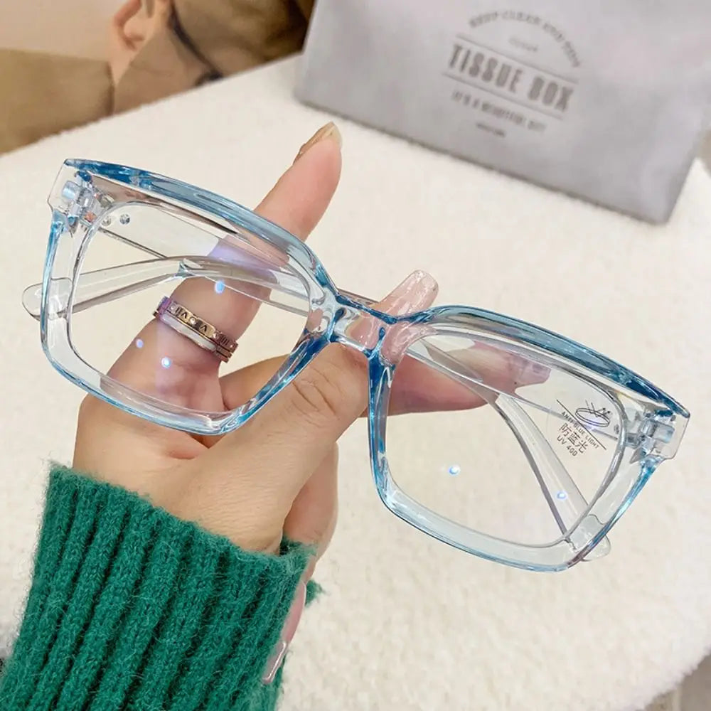Oversized Square Blue Light Glasses | Bold Screen Glasses Online – CINILY UK - Blue