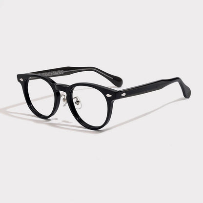 Acetate Round Prescription Eyeglasses | Affordable Retro Rx Glasses – CINILY UK