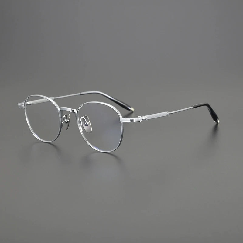 Titanium Minimalist Round Eyeglasses