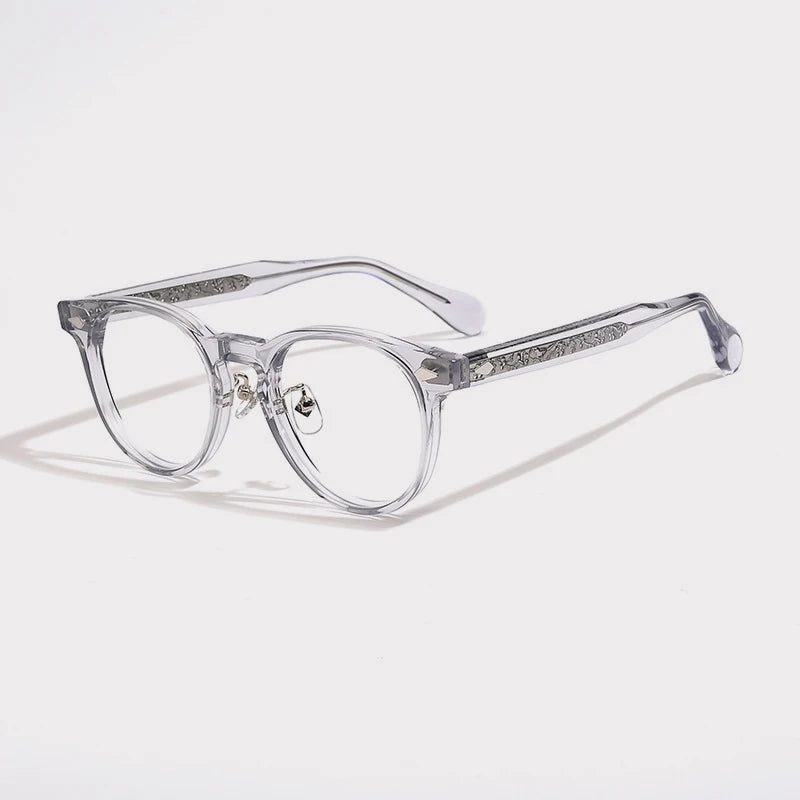 Acetate Round Prescription Eyeglasses