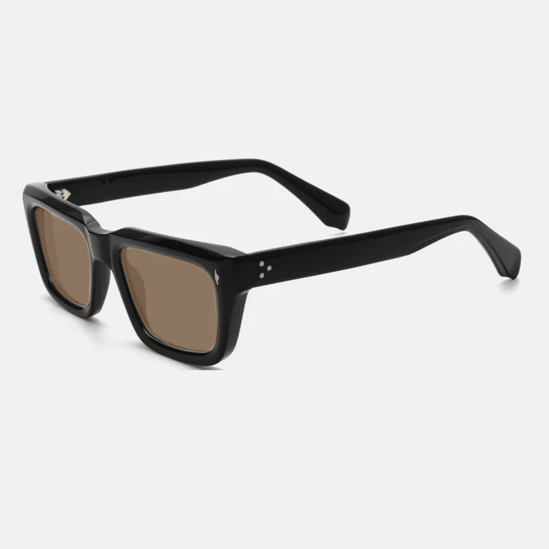 Vintage Polarised Acetate Sunglasses | UV400 | Thick Retro Frame