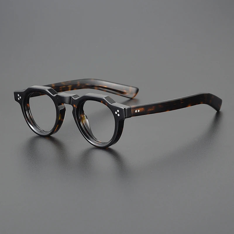 Vintage Small Round Acetate Glasses Frame