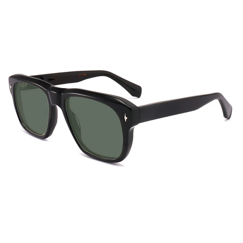 Vintage Polarised Acetate Sunglasses with UV400 Protection in a Larger Fit