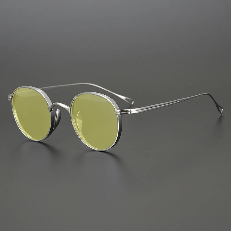 Ultra-Light Pure Titanium Polarised Sunglasses | Vintage Round