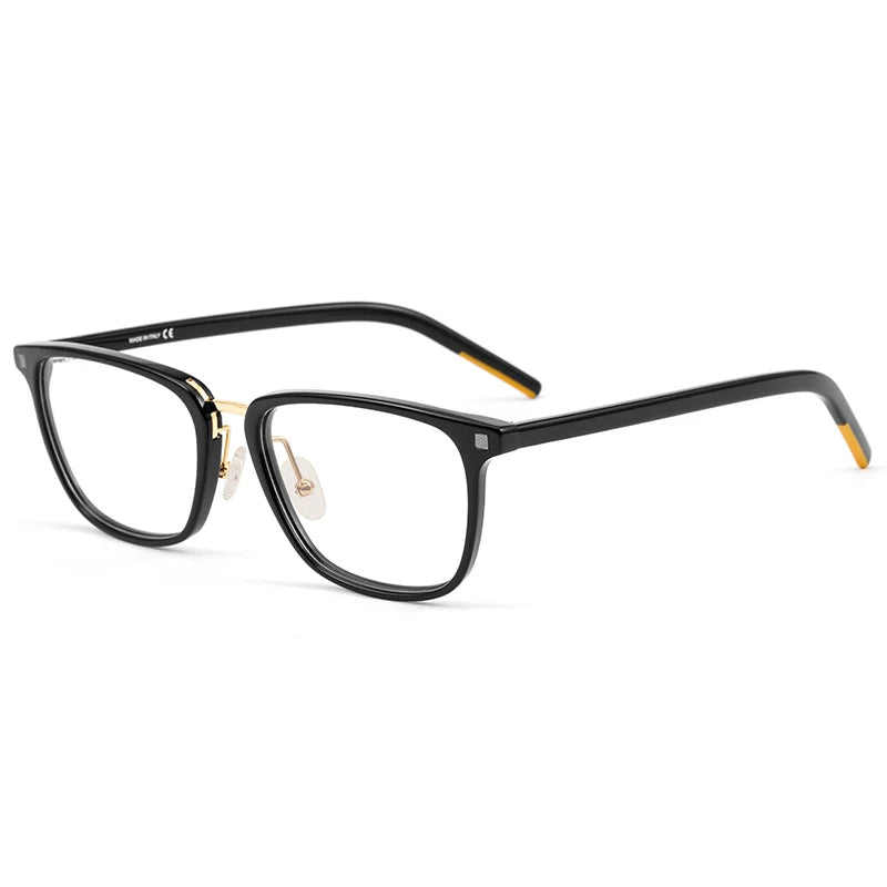 Crystal Acetate Square Eyeglasses