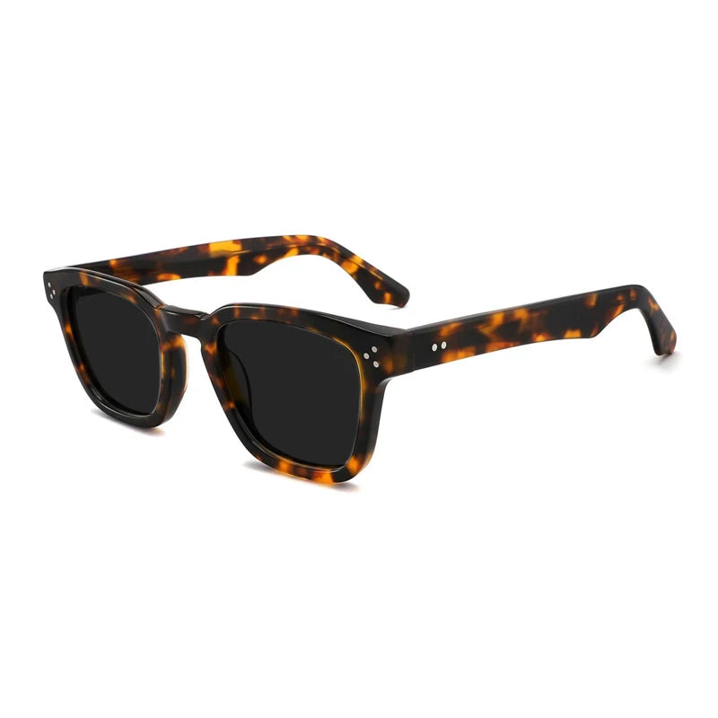 Acetate Crystal Green Polarized UV400 Sunglasses