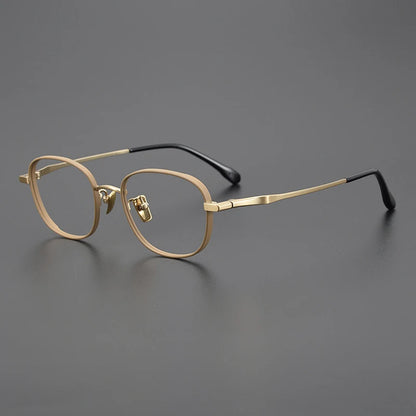 Petite Titanium Blue Panto Prescription Eyeglasses | Ultra-Light Optical Frame for Rx Lenses – CINILY UK