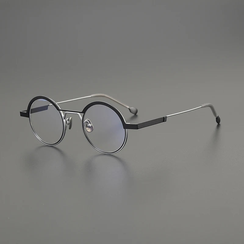 Ultra-Light Titanium Round Eyeglasses