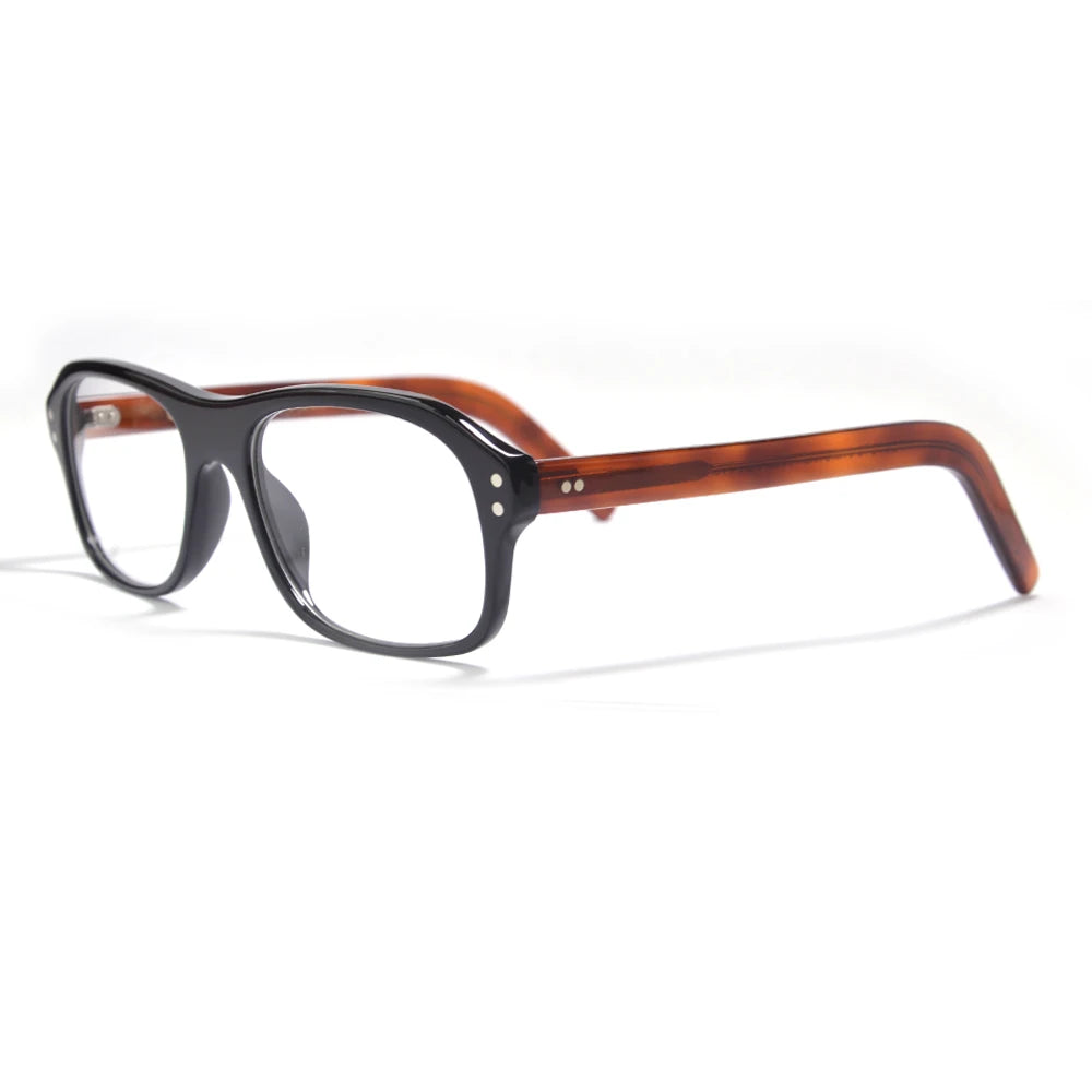 Retro Rectangle Acetate Eyeglasses – Kingsman-Inspired Style