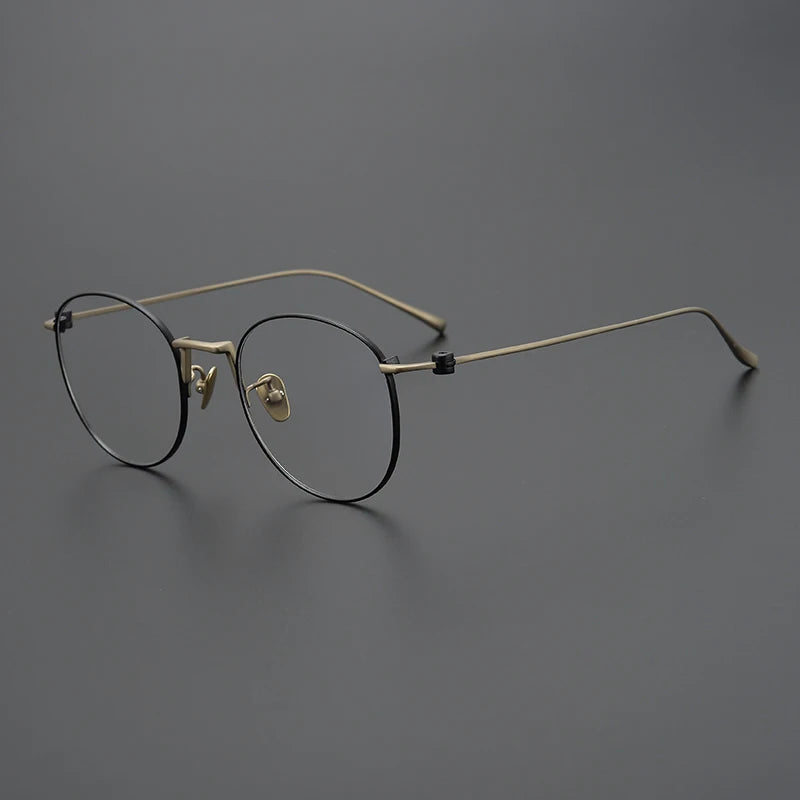 Titanium Wire Round Eyeglasses