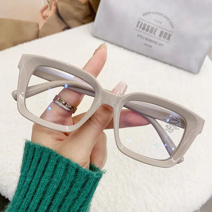 Oversized Square Blue Light Glasses | Bold Screen Glasses Online – CINILY UK additional product view