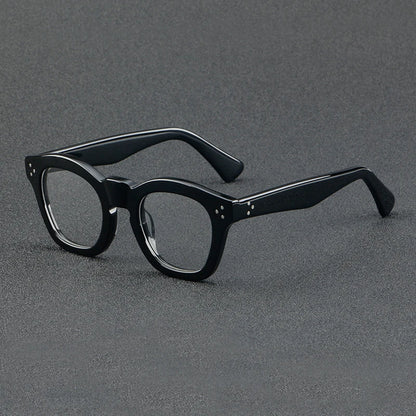 Acetate Small Two-Tone Prescription Eyeglasses | Retro Optical Frame for Rx Lenses – CINILY UK