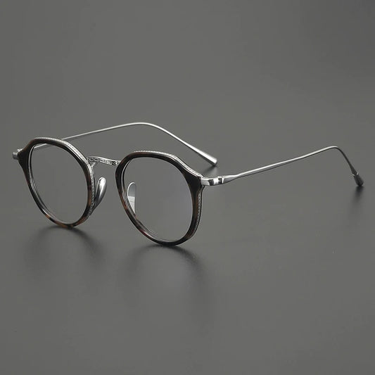 Titanium Windsor Panto Prescription Eyeglasses | Retro Optical Frame for Rx Lenses – CINILY UK
