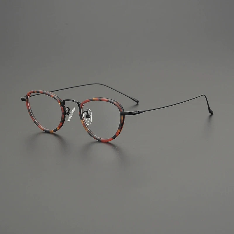 Titanium Cat Eye Prescription Eyeglasses | Stylish Lightweight Rx Glasses Online – CINILY UK - Black