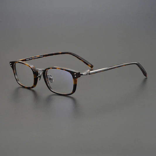 Acetate Slim Square Prescription Eyeglasses | Ultra-Light Retro Rx Glasses – CINILY UK