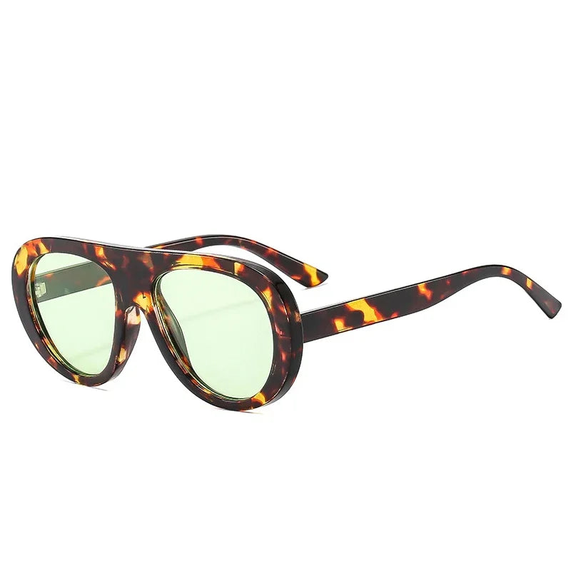 Candy Pilot UV400 Sunglasses | Bold Retro Unisex Shades – CINILY UK - Green