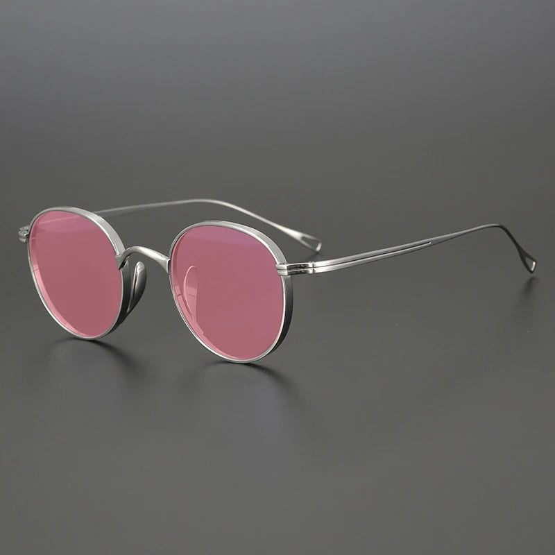 Ultra-Light Pure Titanium Polarised Sunglasses | Vintage Round