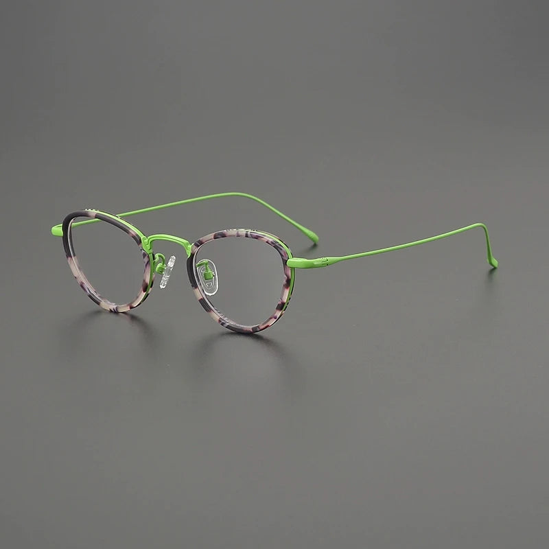 Titanium Cat Eye Prescription Eyeglasses | Stylish Lightweight Rx Glasses Online – CINILY UK front view