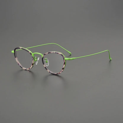 Titanium Cat Eye Prescription Eyeglasses | Stylish Lightweight Rx Glasses Online – CINILY UK front view