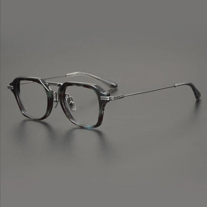 Oversized Titanium Acetate Prescription Eyeglasses | Retro Optical Frame for Rx Lenses – CINILY UK