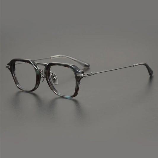 Oversized Titanium Acetate Prescription Eyeglasses | Retro Optical Frame for Rx Lenses – CINILY UK