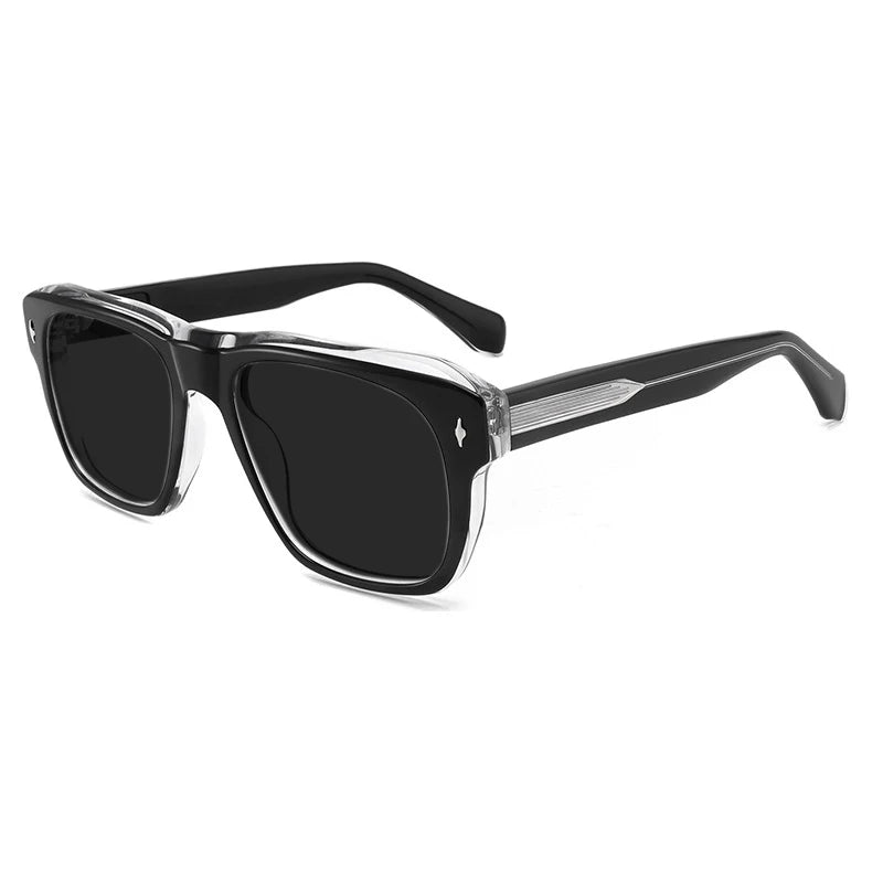 Vintage Polarised Acetate Sunglasses with UV400 Protection in a Larger Fit