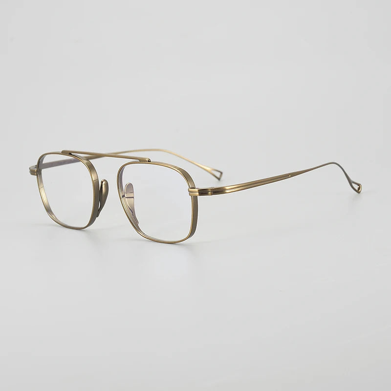 Petite Titanium Pilot Eyeglasses