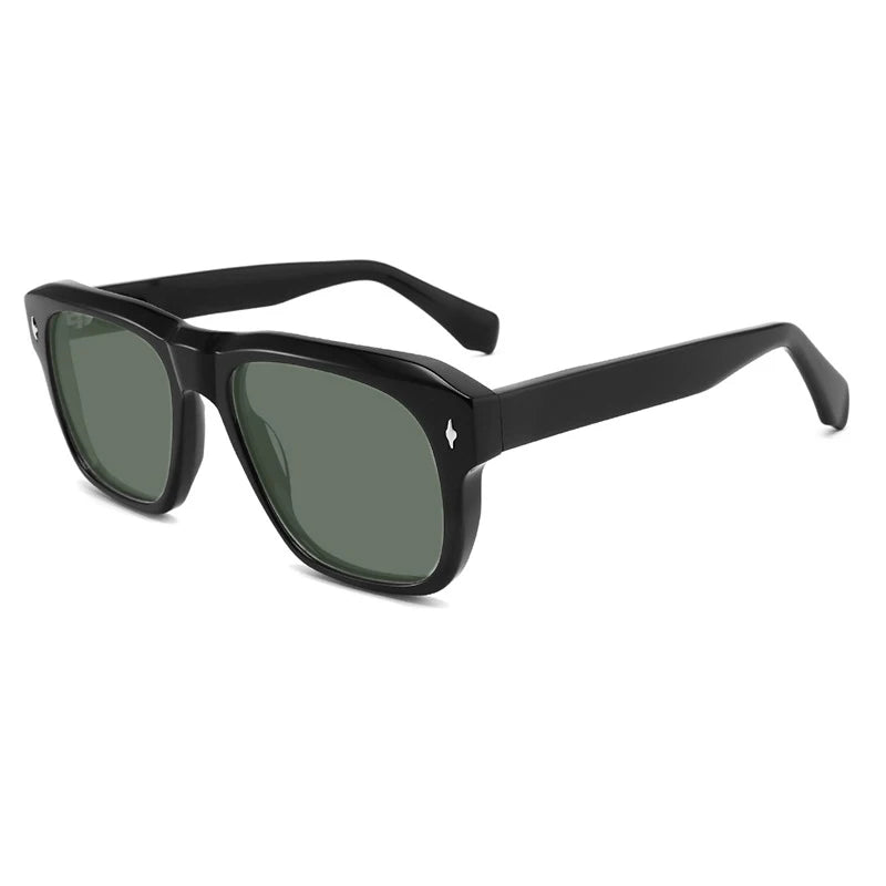 Vintage Polarised Acetate Sunglasses with UV400 Protection in a Larger Fit
