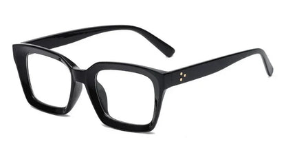 Bold Square Blue Light Reading Glasses | Fashion Presbyopia Glasses – CINILY UK temple detail