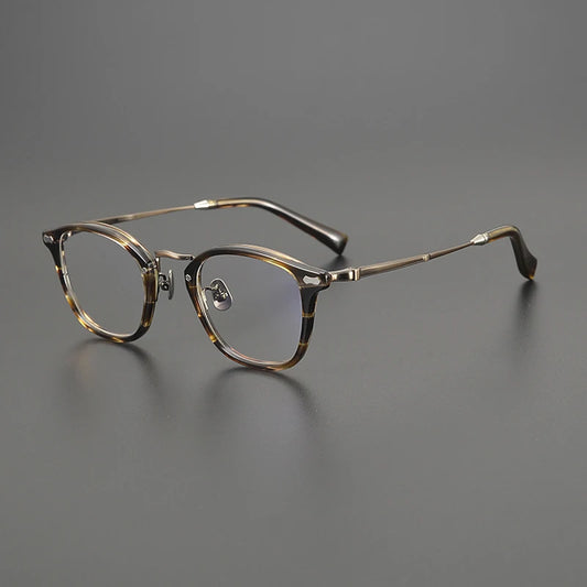Titanium Acetate Square Prescription Eyeglasses | Ultra-Light Designer Rx Glasses – CINILY UK