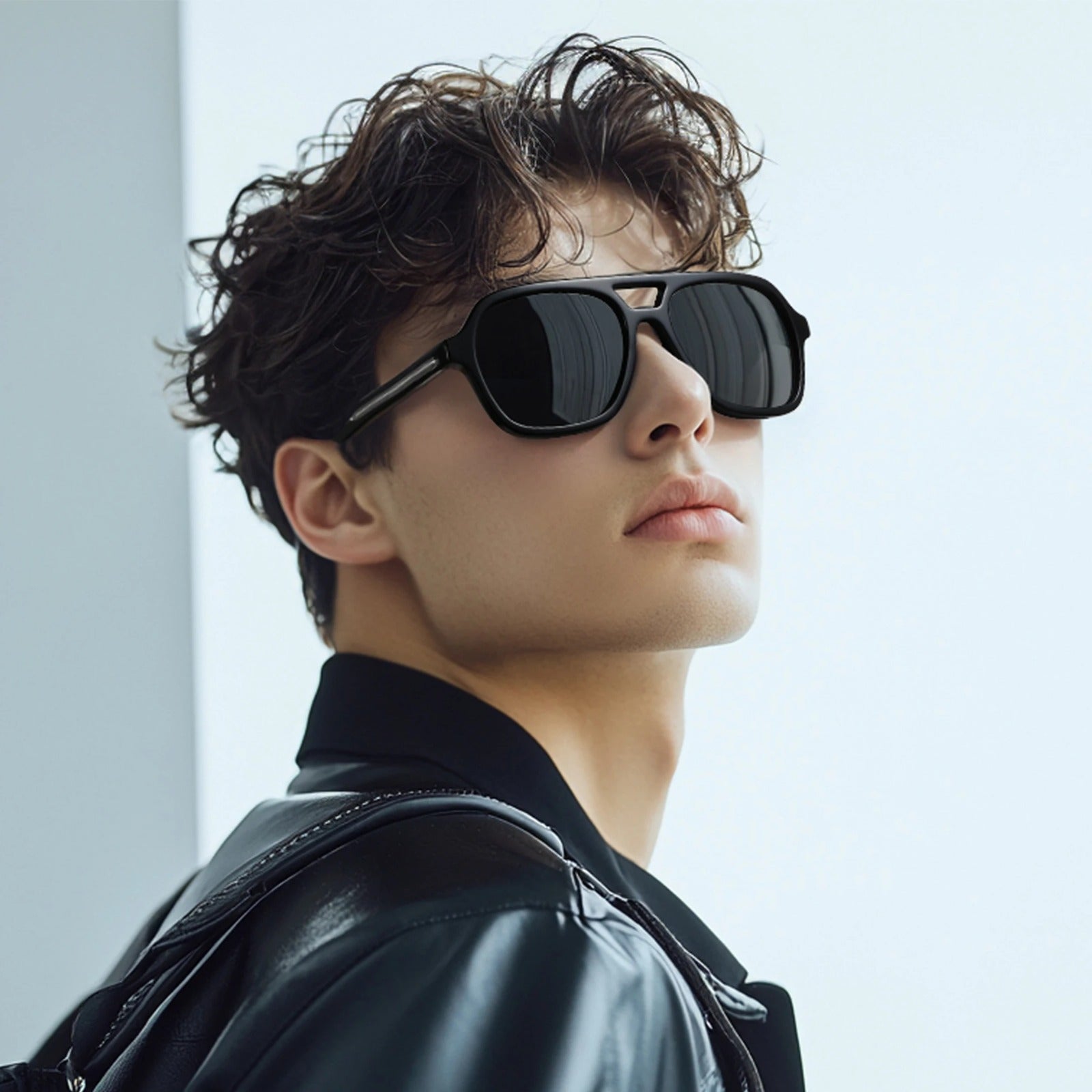 Acetate Tortoise Pilot Polarized UV400 Sunglasses | Classic Unisex Shades – CINILY UK additional product view