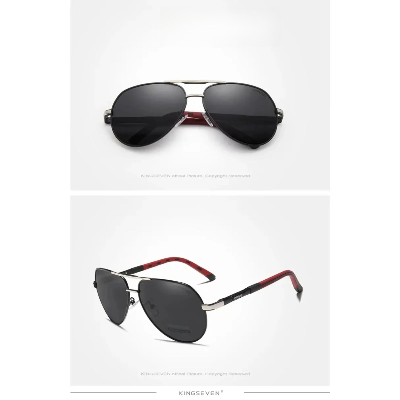 Pilot Polarized UV400 Sunglasses | Lightweight Driving Shades – CINILY UK additional product view