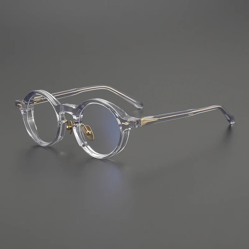 Retro Round Acetate Glasses Frames