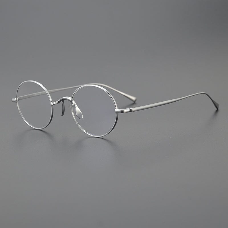 Vintage Round Titanium Glasses Frames