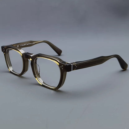 Classic Square Acetate Glasses Frames side view