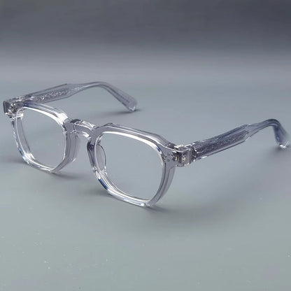 Classic Square Acetate Glasses Frames front view