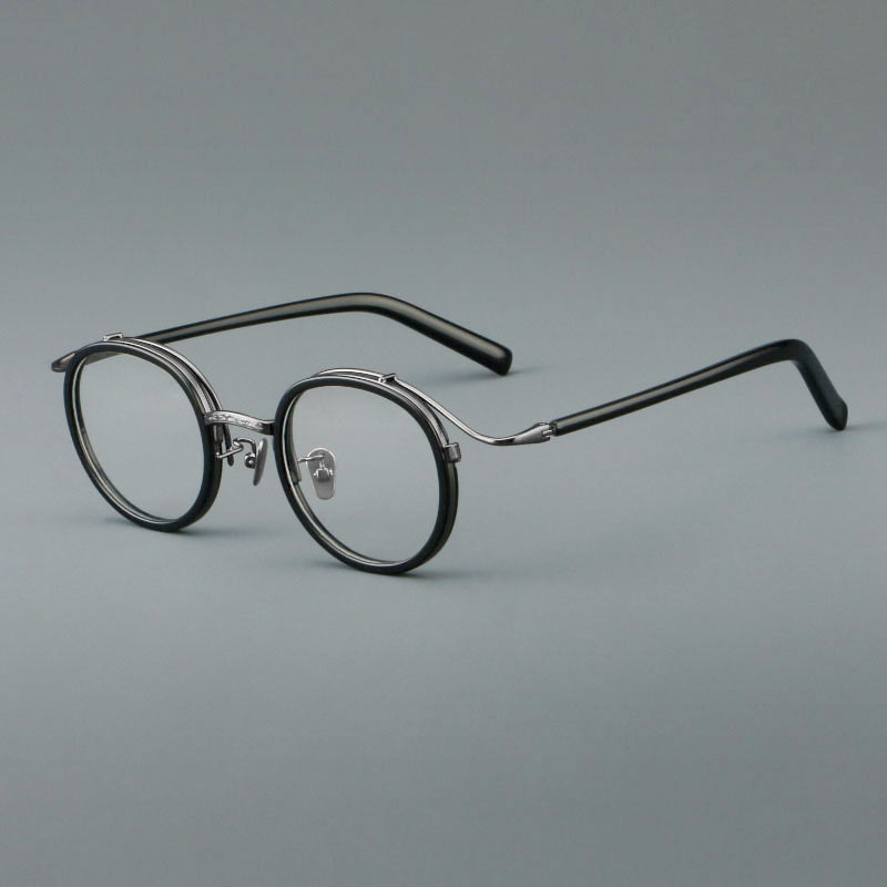 Retro Round Acetate Glasses Frames
