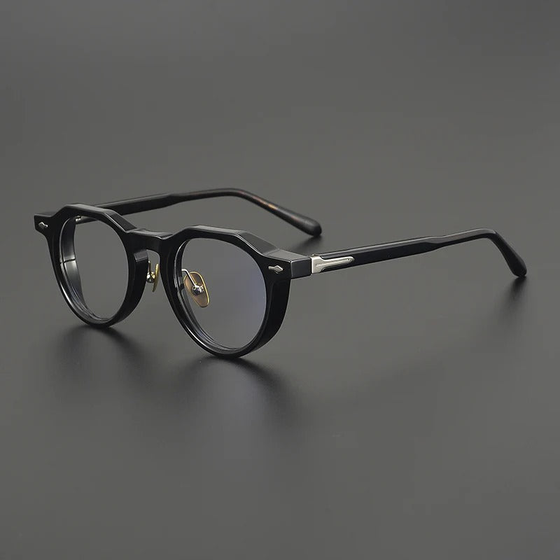 Retro Round Acetate Glasses Frames