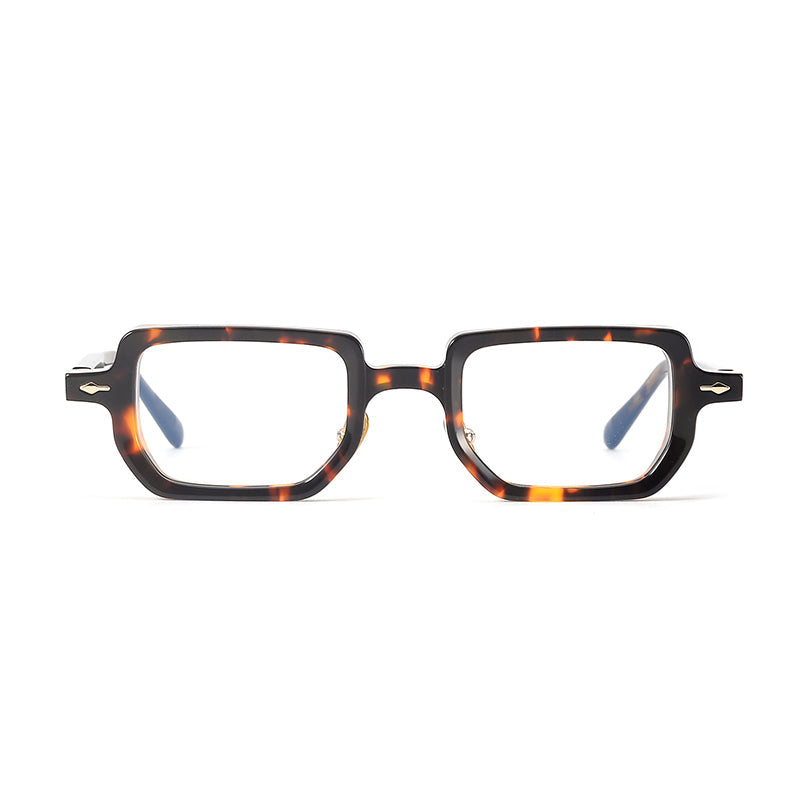 Retro Rectangular Acetate Glasses Frames