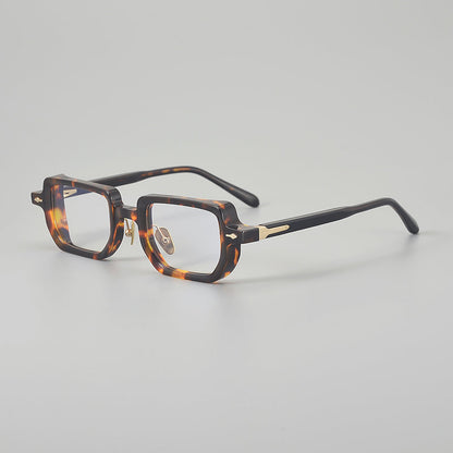Retro Rectangular Acetate Glasses Frames additional product view